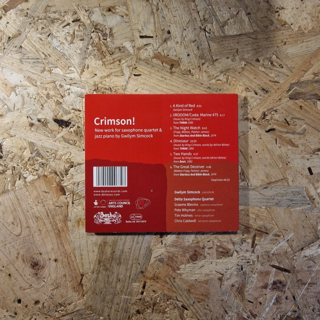 Delta Saxophone Quartet With Gwilym Simcock – Crimson!