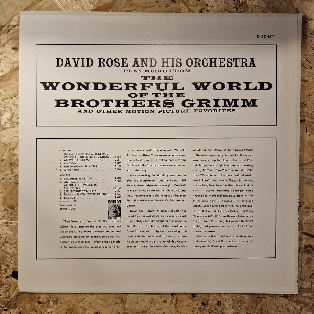 David Rose & His Orchestra – The Wonderful World Of The Brothers Grimm