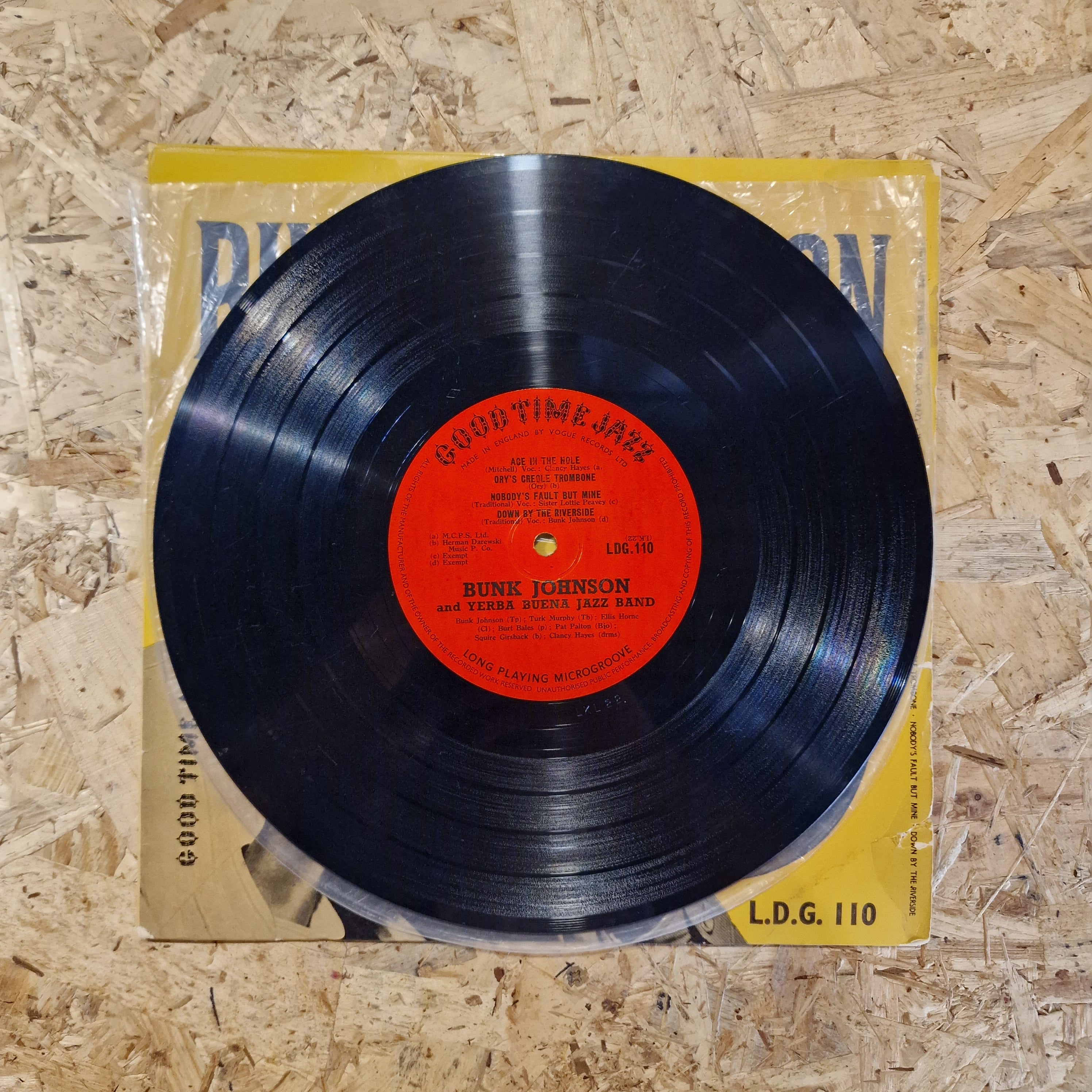 Bunk Johnson And The Yerba Buena Jazz Band – Spirituals And Jazz