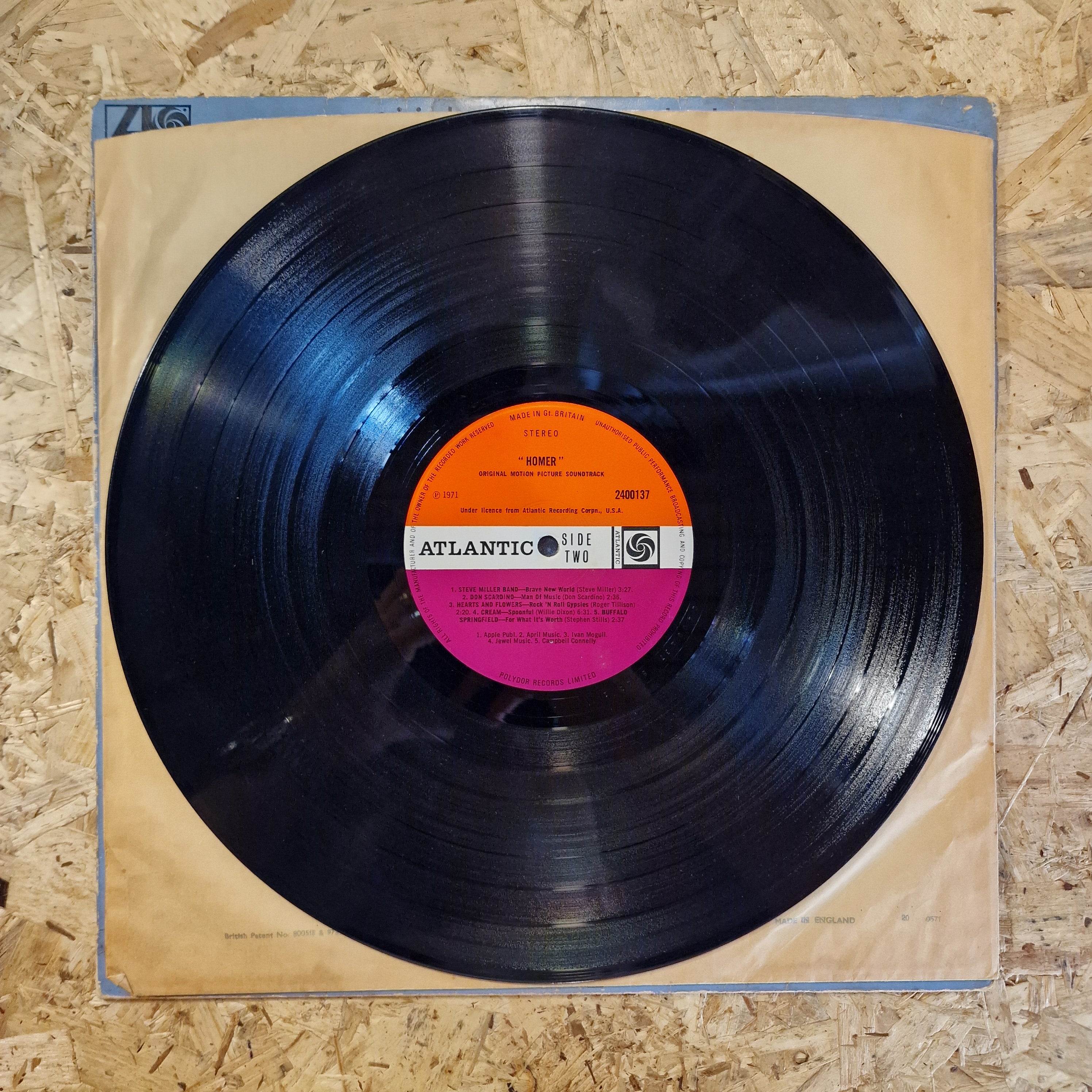 Original Motion Picture Sound Track "Homer"