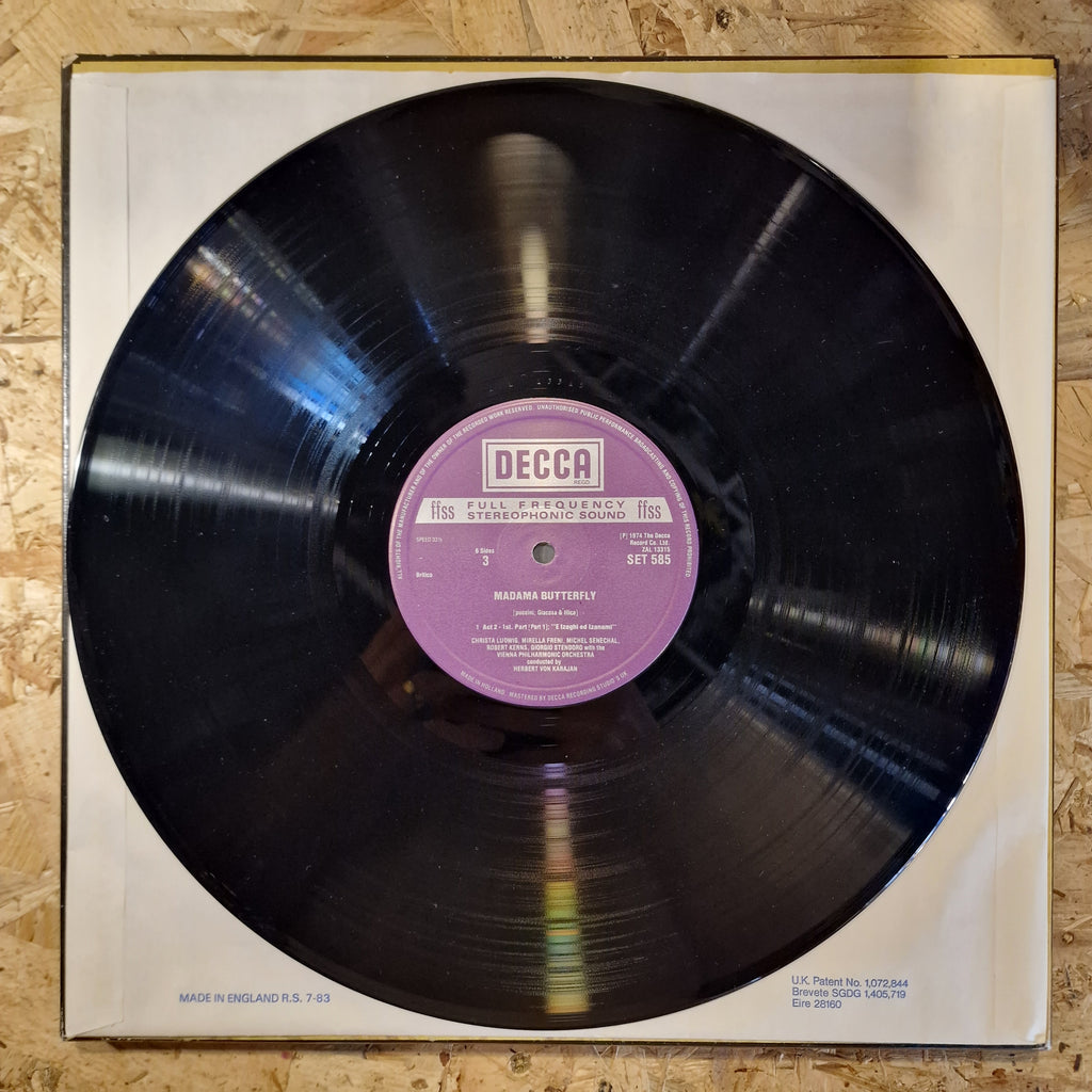 Puccini - Freni, Pavarotti, Ludwig, Kerns, Vienna Philharmonic Orchestra, Karajan – Madama Butterfly