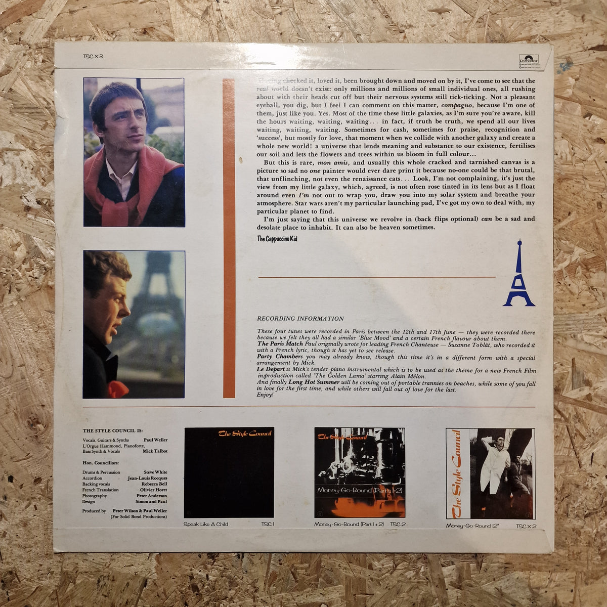 The Style Council ‎– À Paris