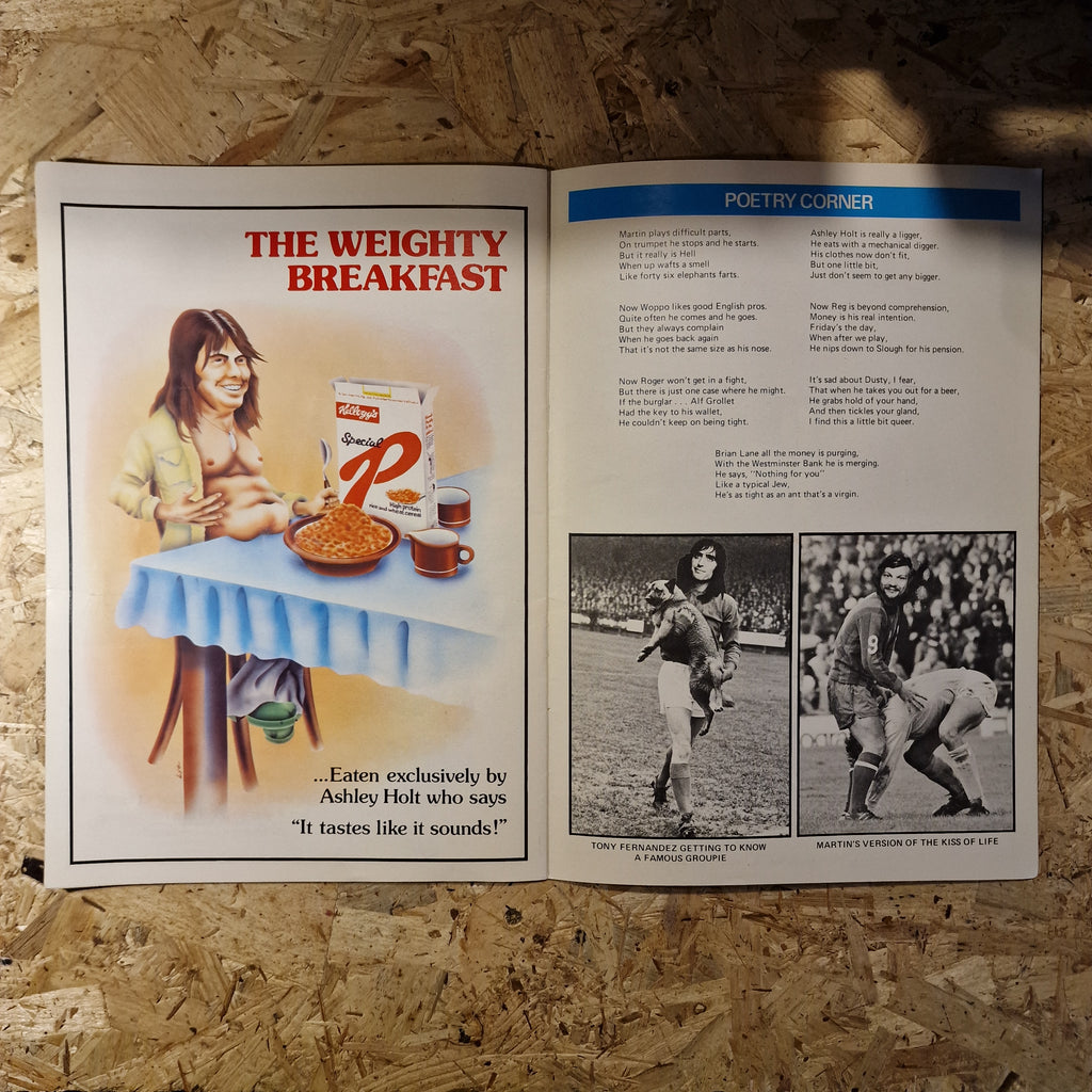 Rick Wakeman - F.A. Challenge Tankard Final Souvenir Programme (1976)