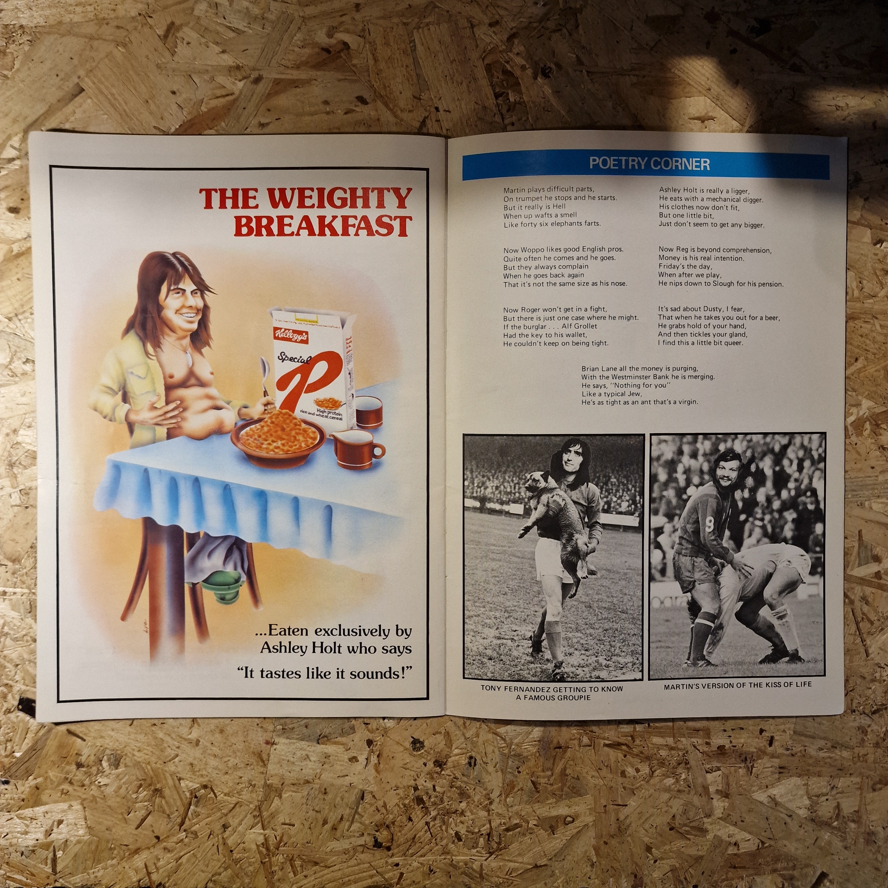Rick Wakeman - F.A. Challenge Tankard Final Souvenir Programme (1976)