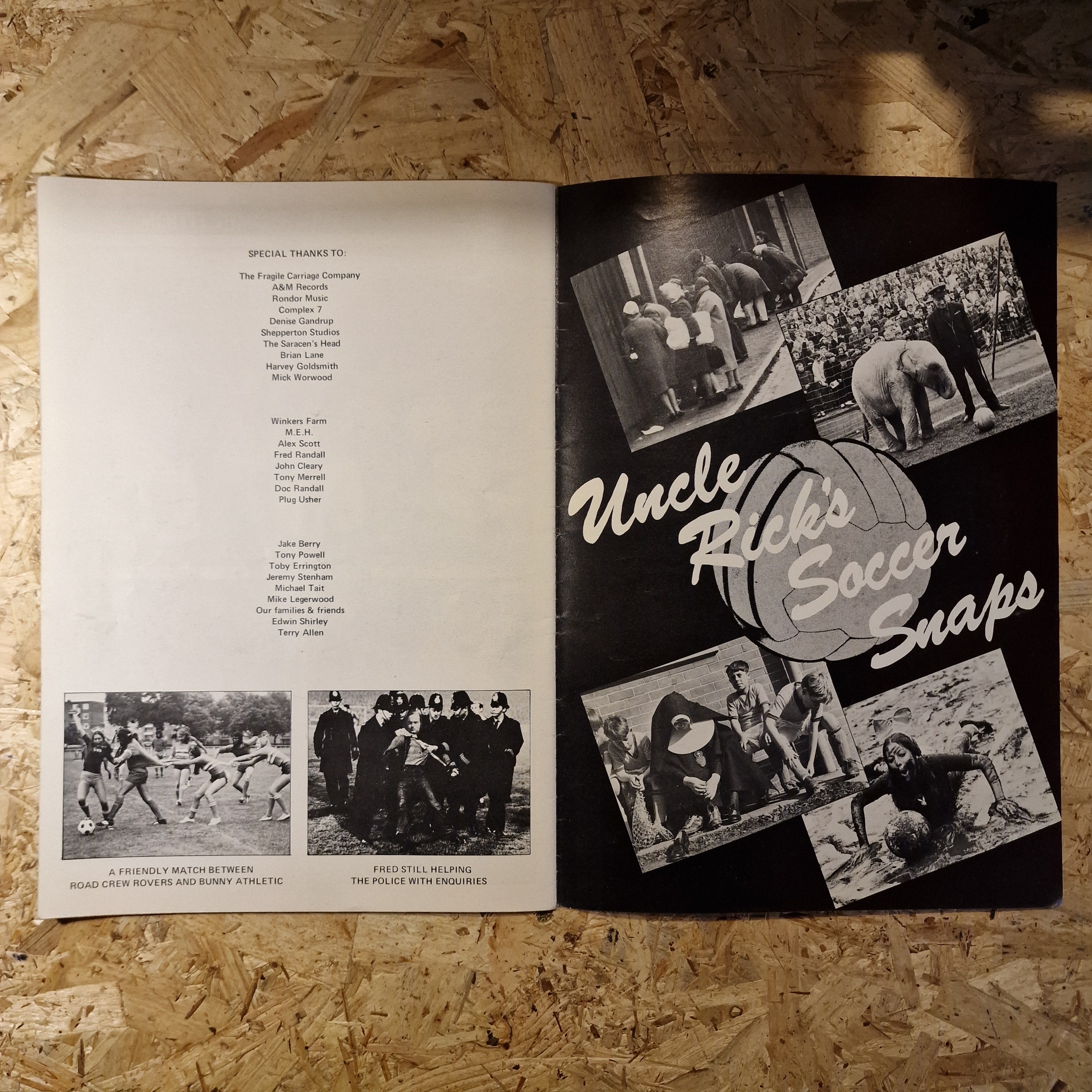 Rick Wakeman - F.A. Challenge Tankard Final Souvenir Programme (1976)