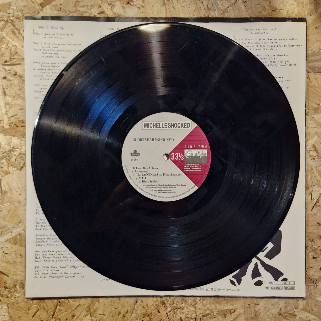Michelle Shocked – Short Sharp Shocked 1988 UK Press