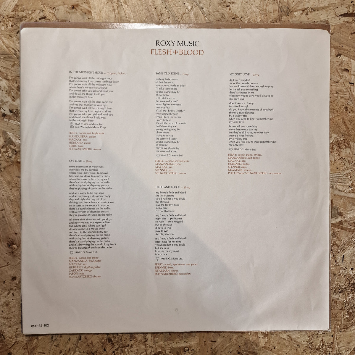 Roxy Music – Flesh + Blood