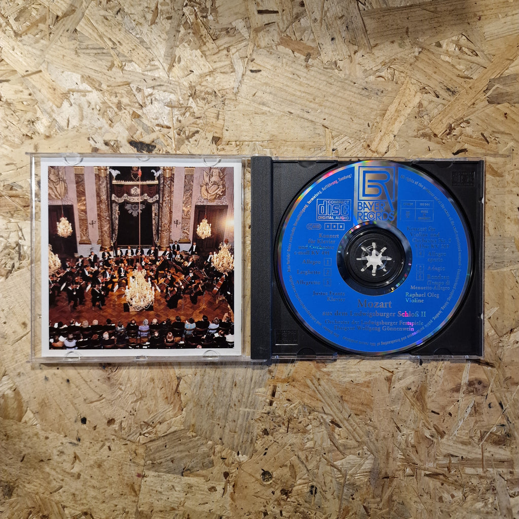 Mozart, Justus Frantz, Ulf Rodenhäuser, Orchester Der Ludwigsburger Festspiele, Wolfgang Gönnenwein – Mozart Aus Dem Ludwigsburger Schloß