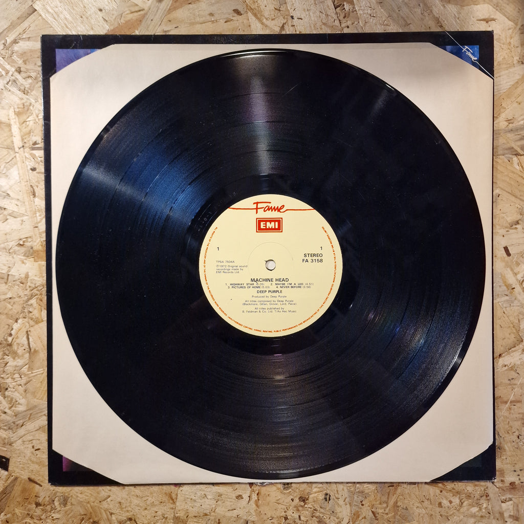Deep Purple ‎– Machine Head 1970's UK Press Reissue