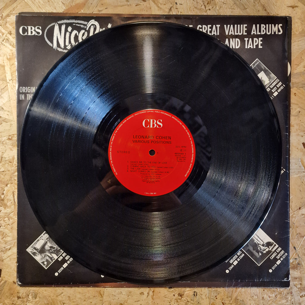 Leonard Cohen – Various Positions