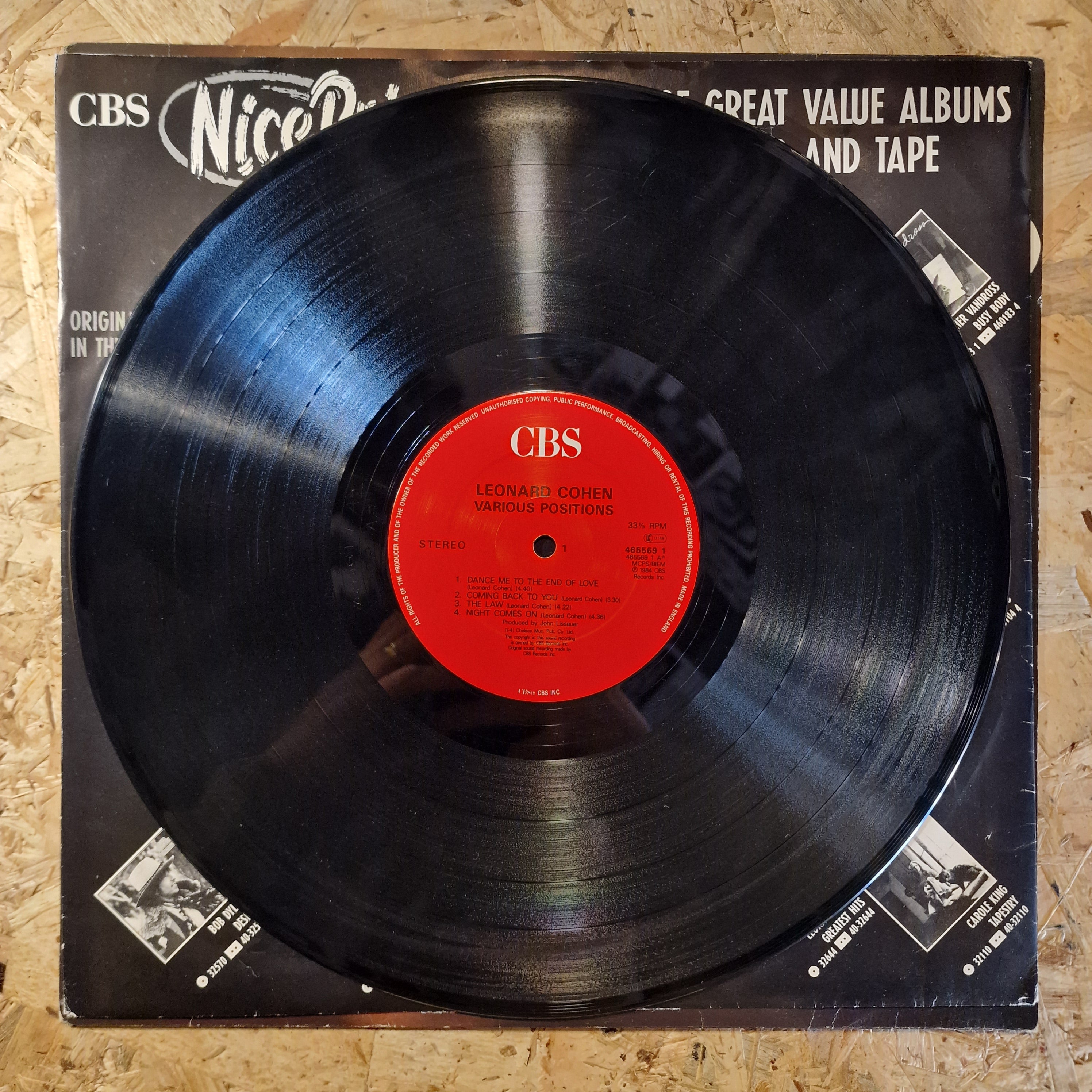 Leonard Cohen – Various Positions