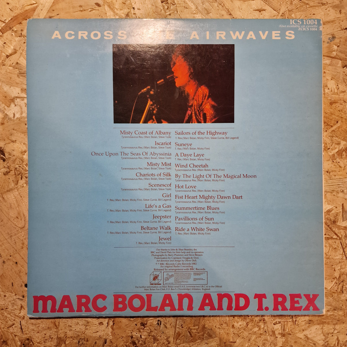 Marc Bolan And T. Rex ‎– Across The Airwaves