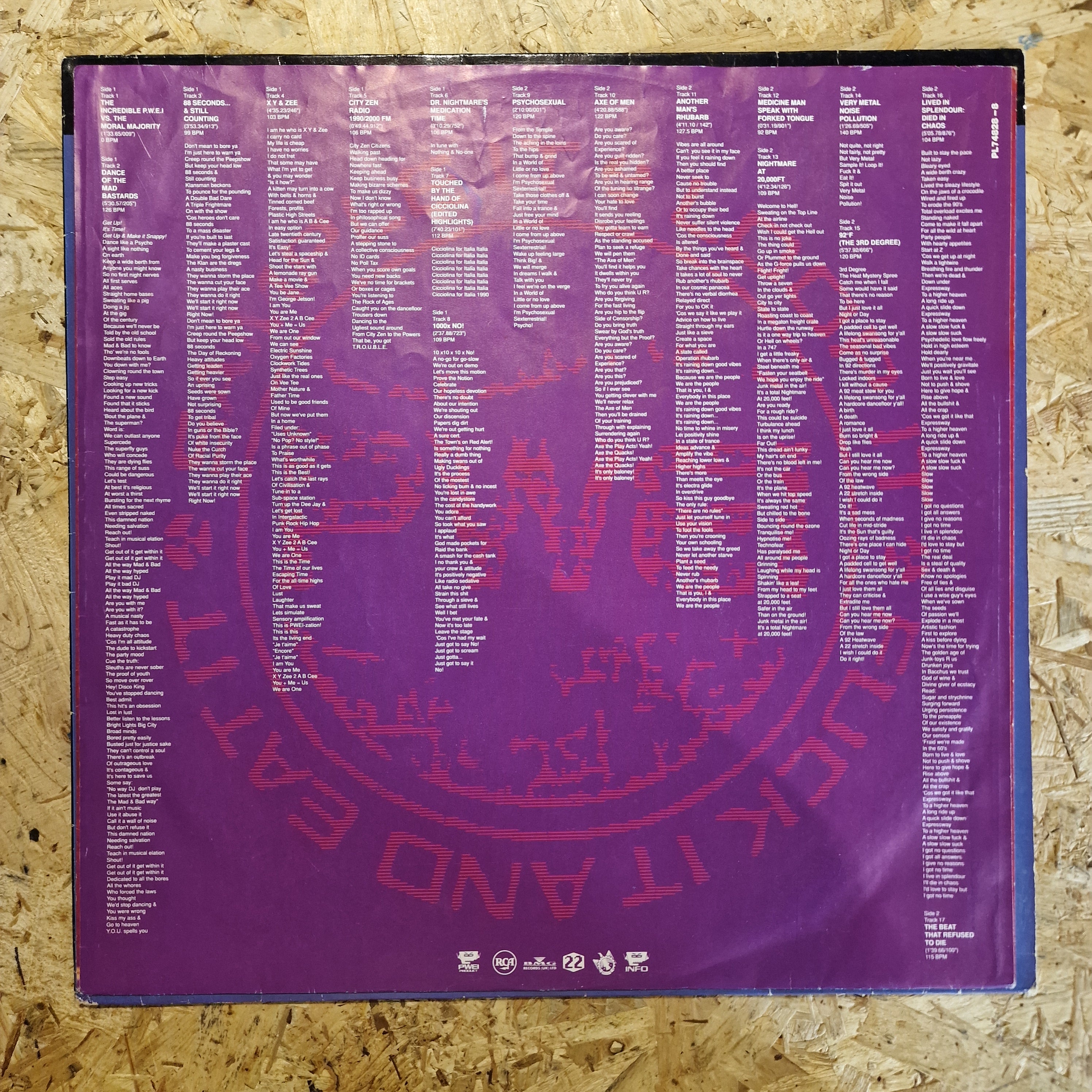 Pop Will Eat Itself – Cure For Sanity