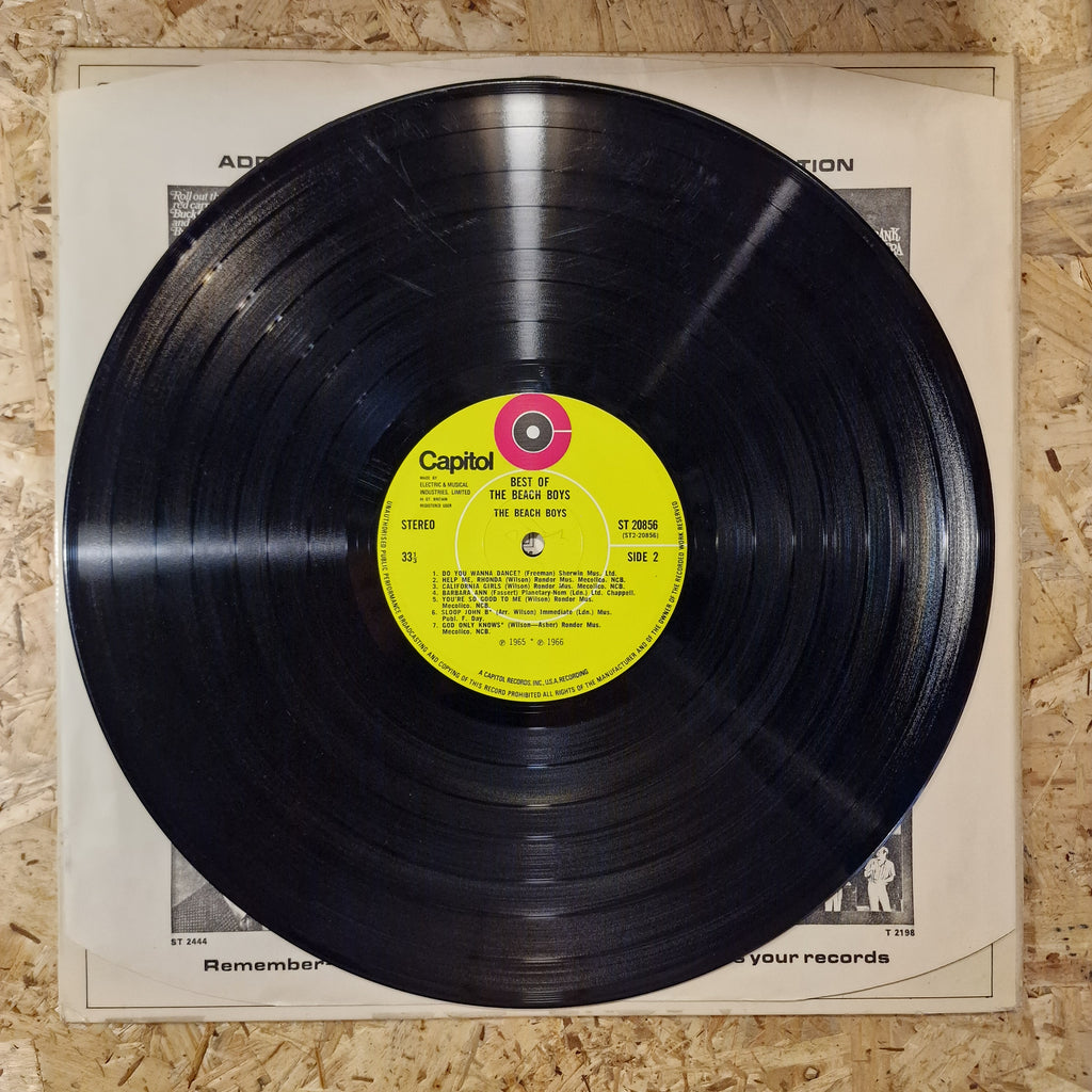 The Beach Boys ‎– Best Of The Beach Boys 1966 UK Press