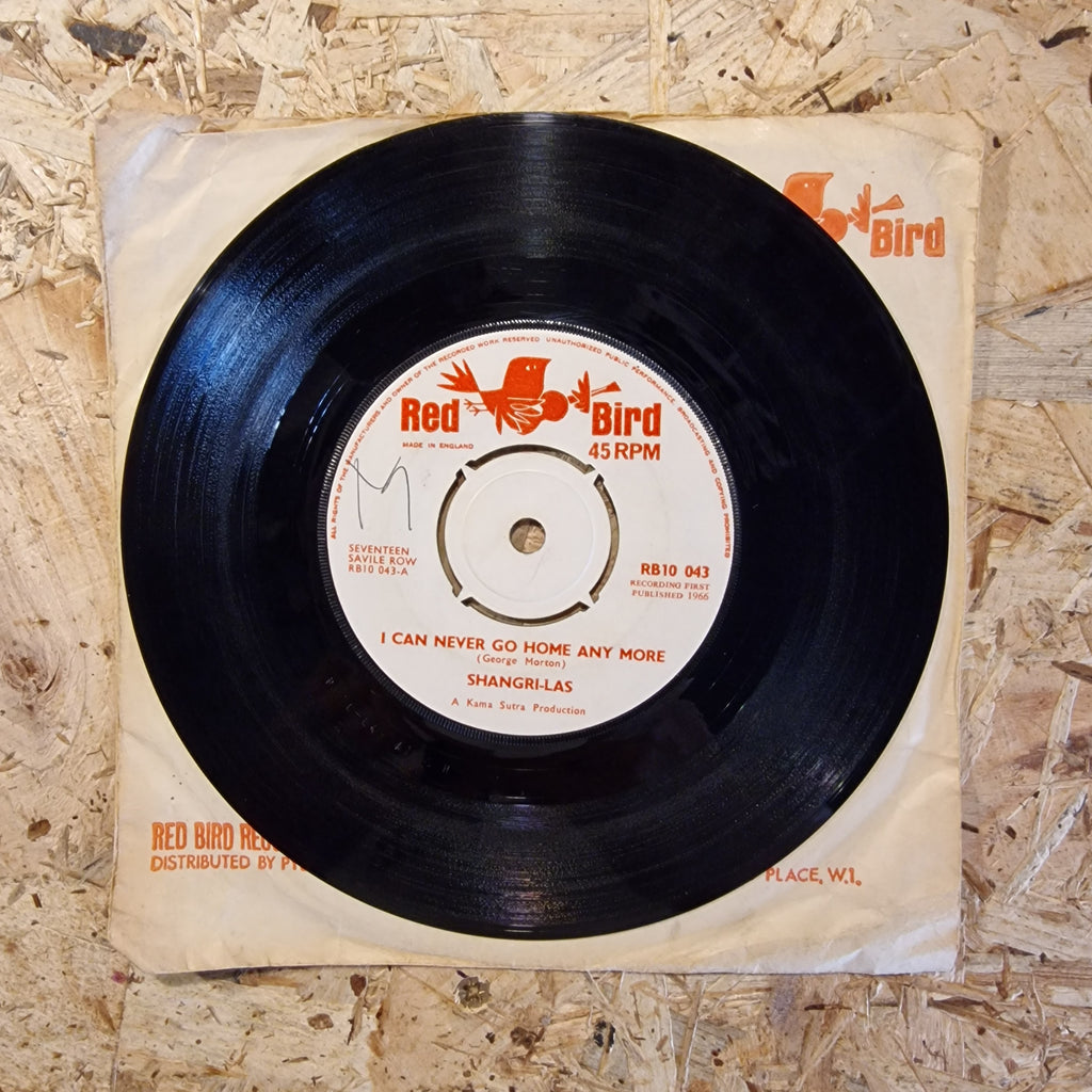 The Shangri-Las – I Can Never Go Home Any More 7" Single 1966 UK Press