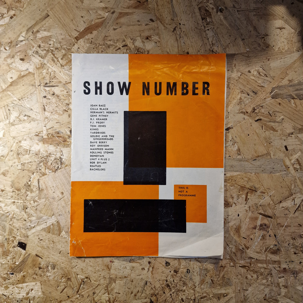 Show Number - Souvenir Programme (1960's)