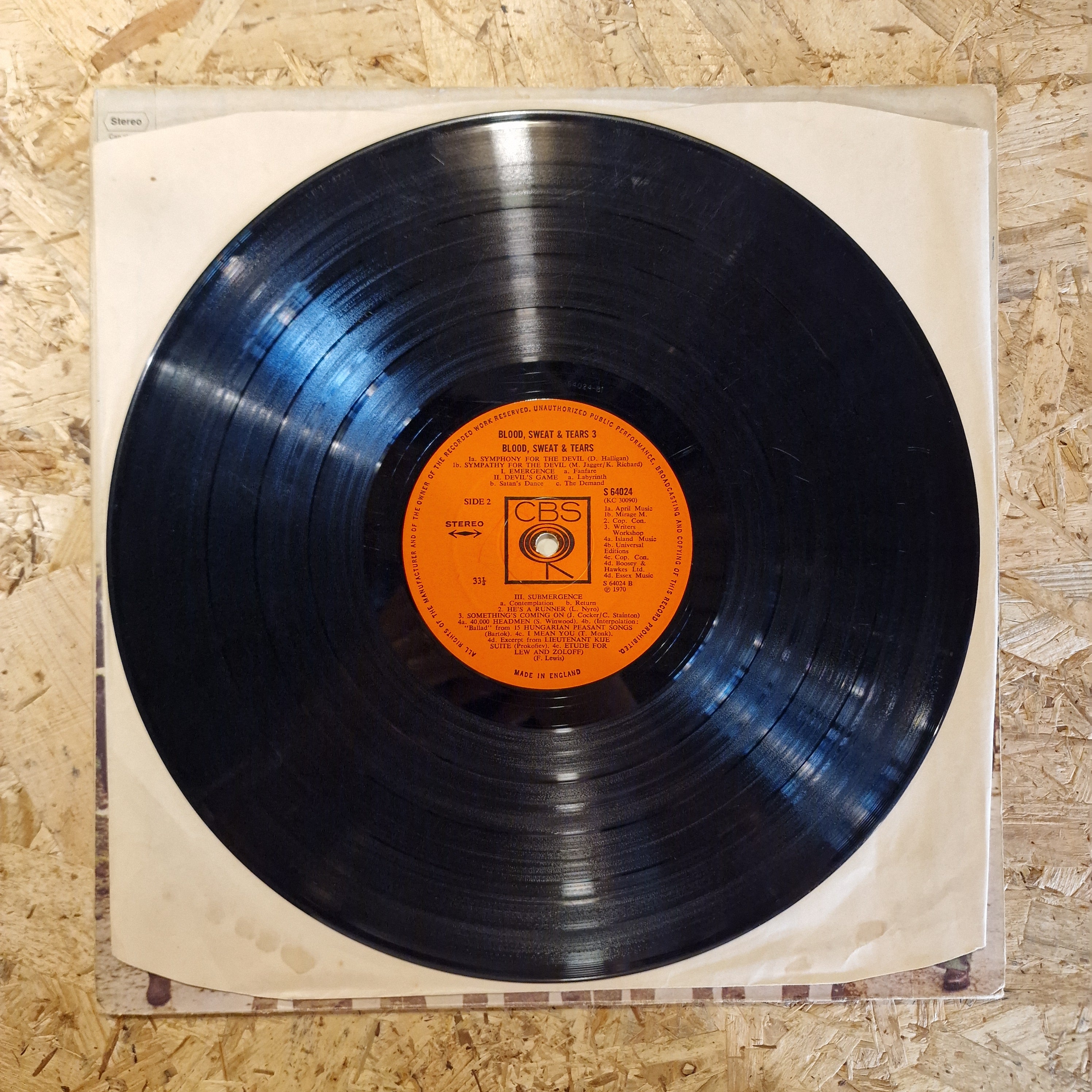 Blood, Sweat & Tears – Blood, Sweat & Tears 3