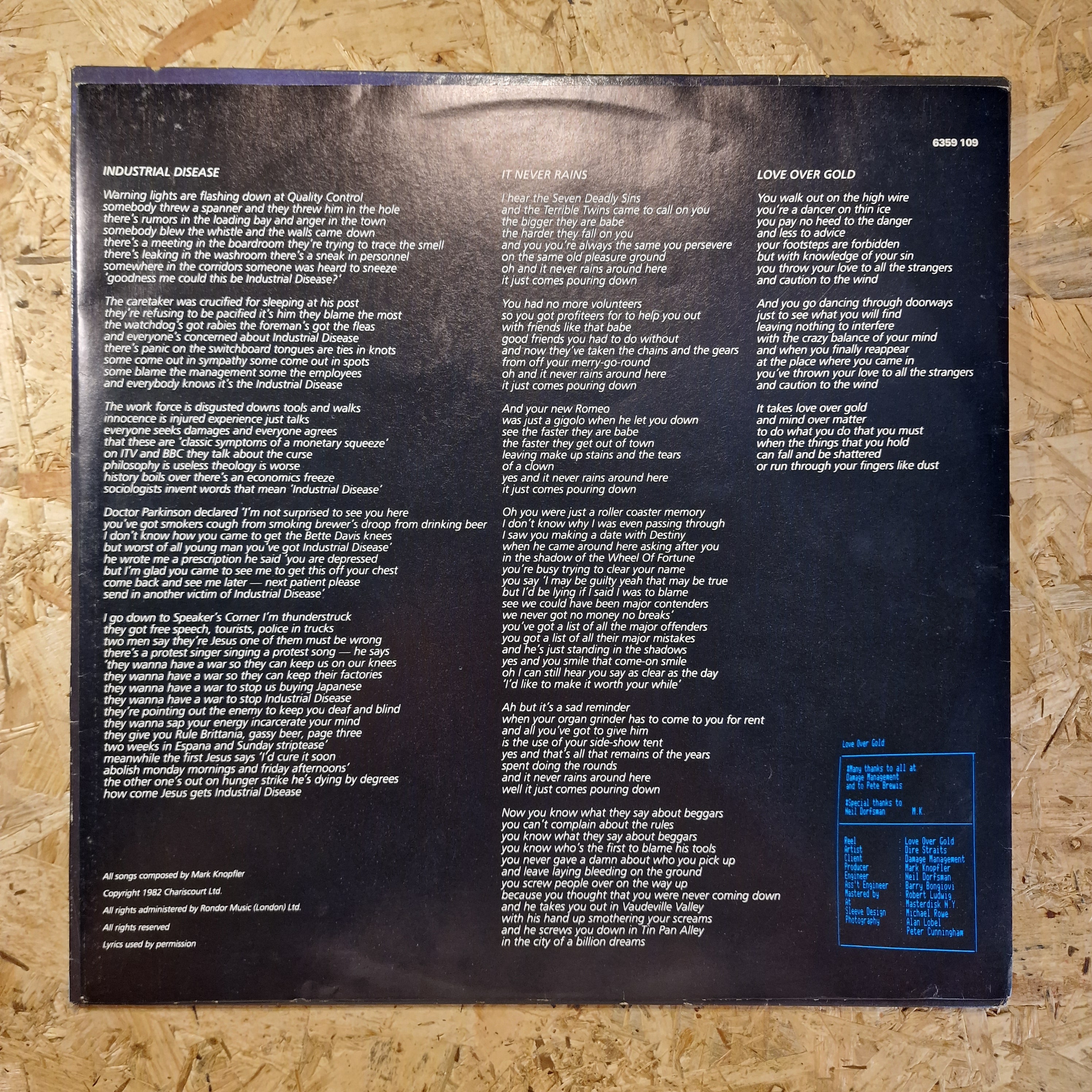Dire Straits – Love Over Gold