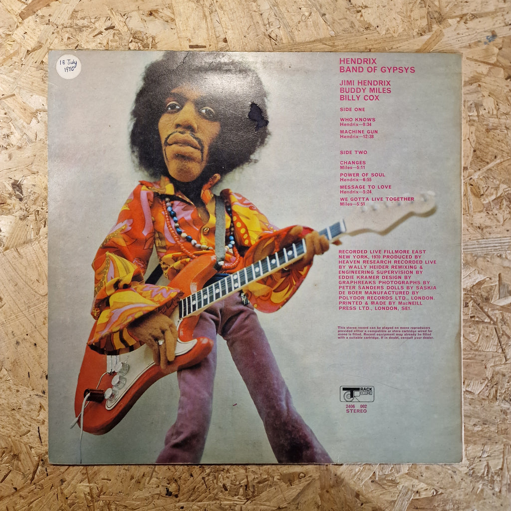 Hendrix – Band Of Gypsys