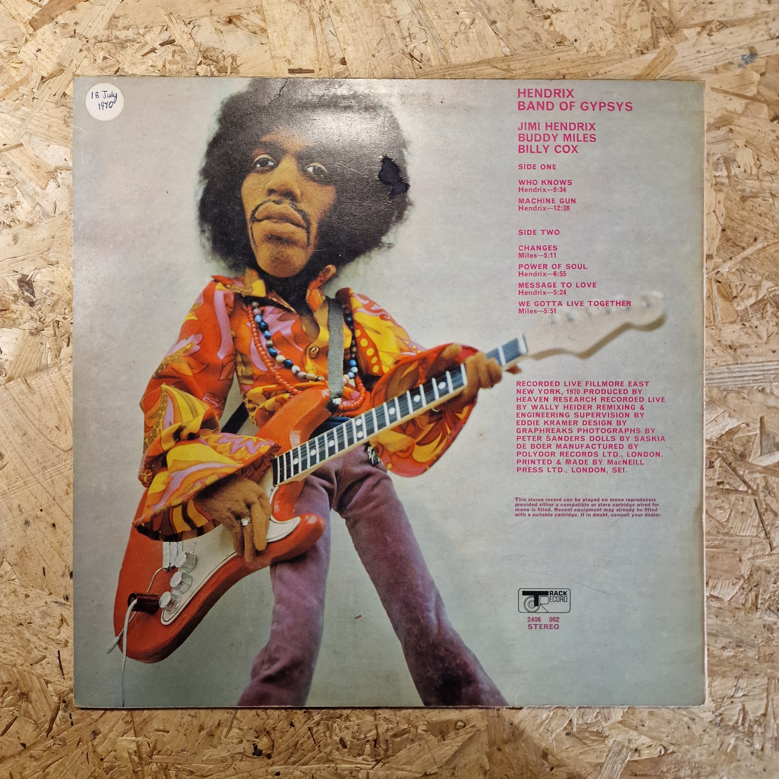 Hendrix – Band Of Gypsys