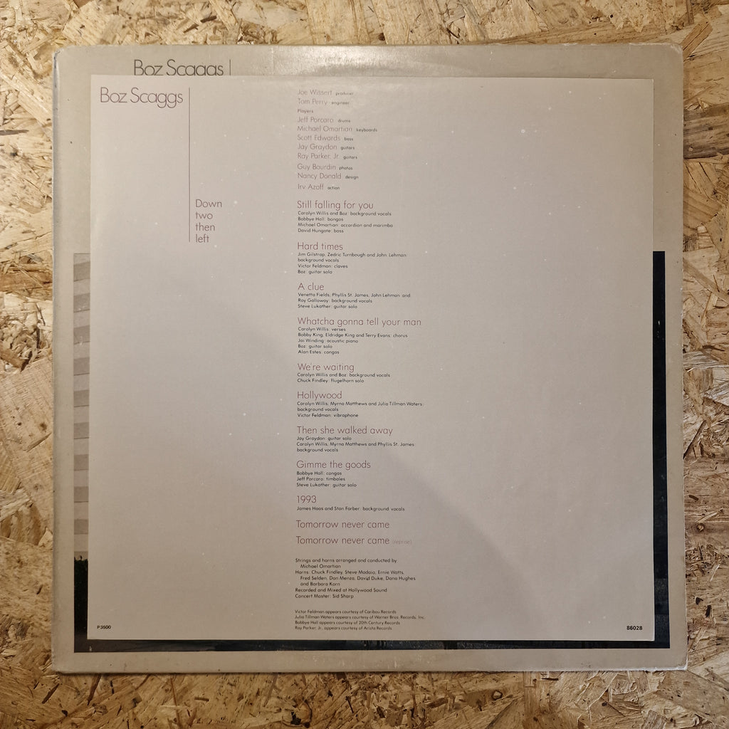 Boz Scaggs – Down Two Then Left