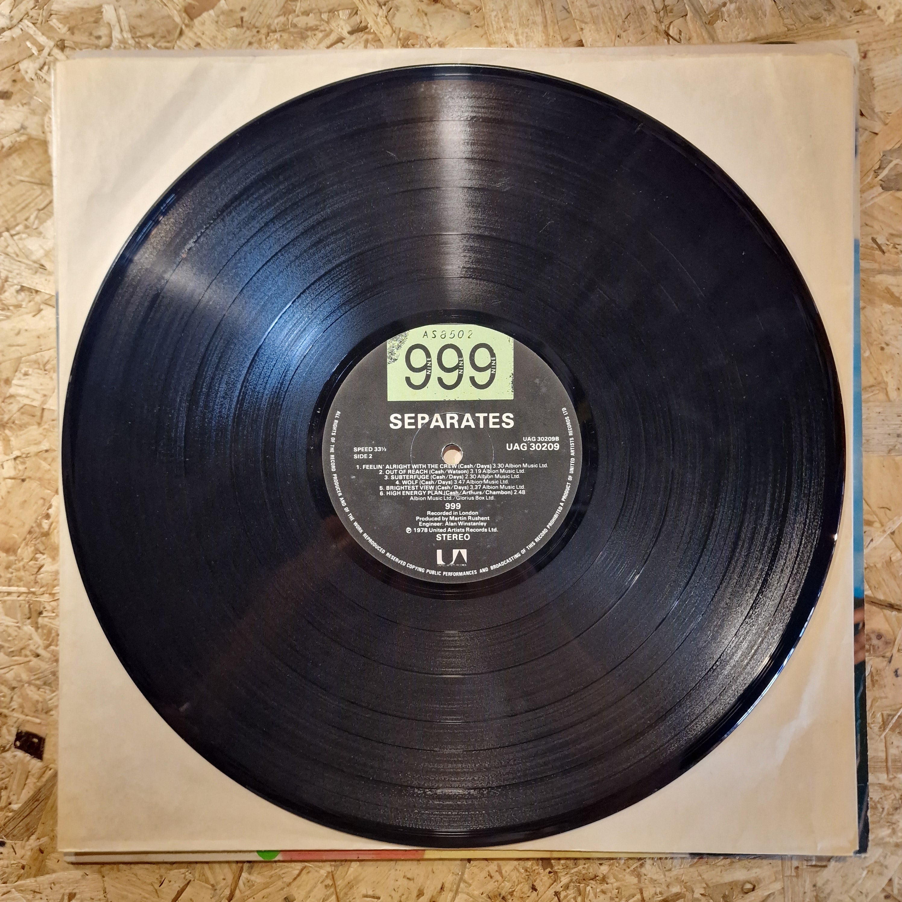 999 - Separates 1978 UK Press