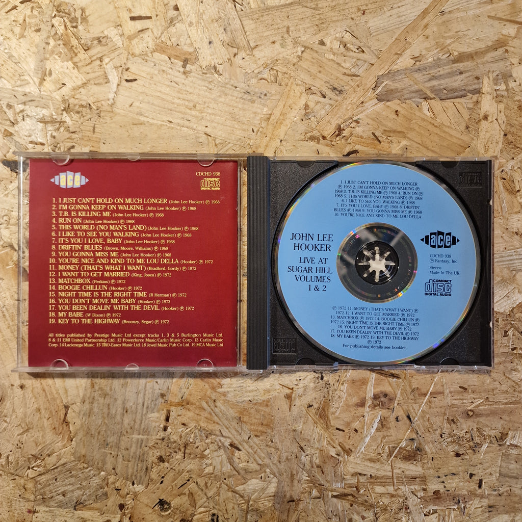 John Lee Hooker – Live At Sugar Hill Volumes 1 & 2