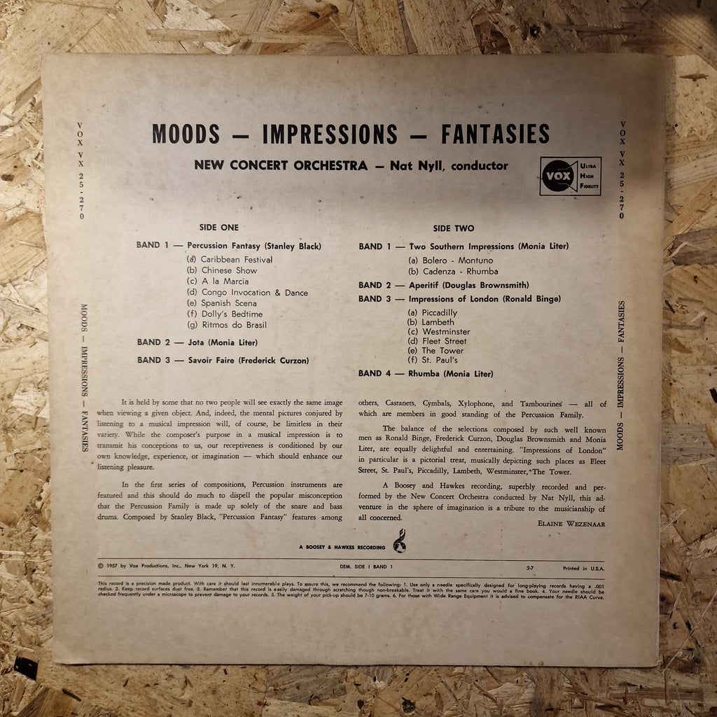 The New Concert Orchestra – Moods - Impressions - Fantasies