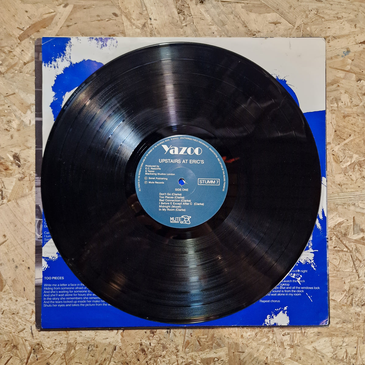 Yazoo – Upstairs At Eric's