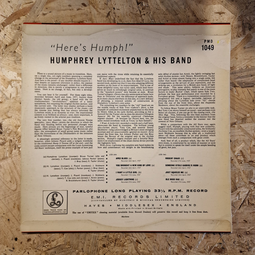 Humphrey Lyttelton And His Band ‎– Here's Humph!