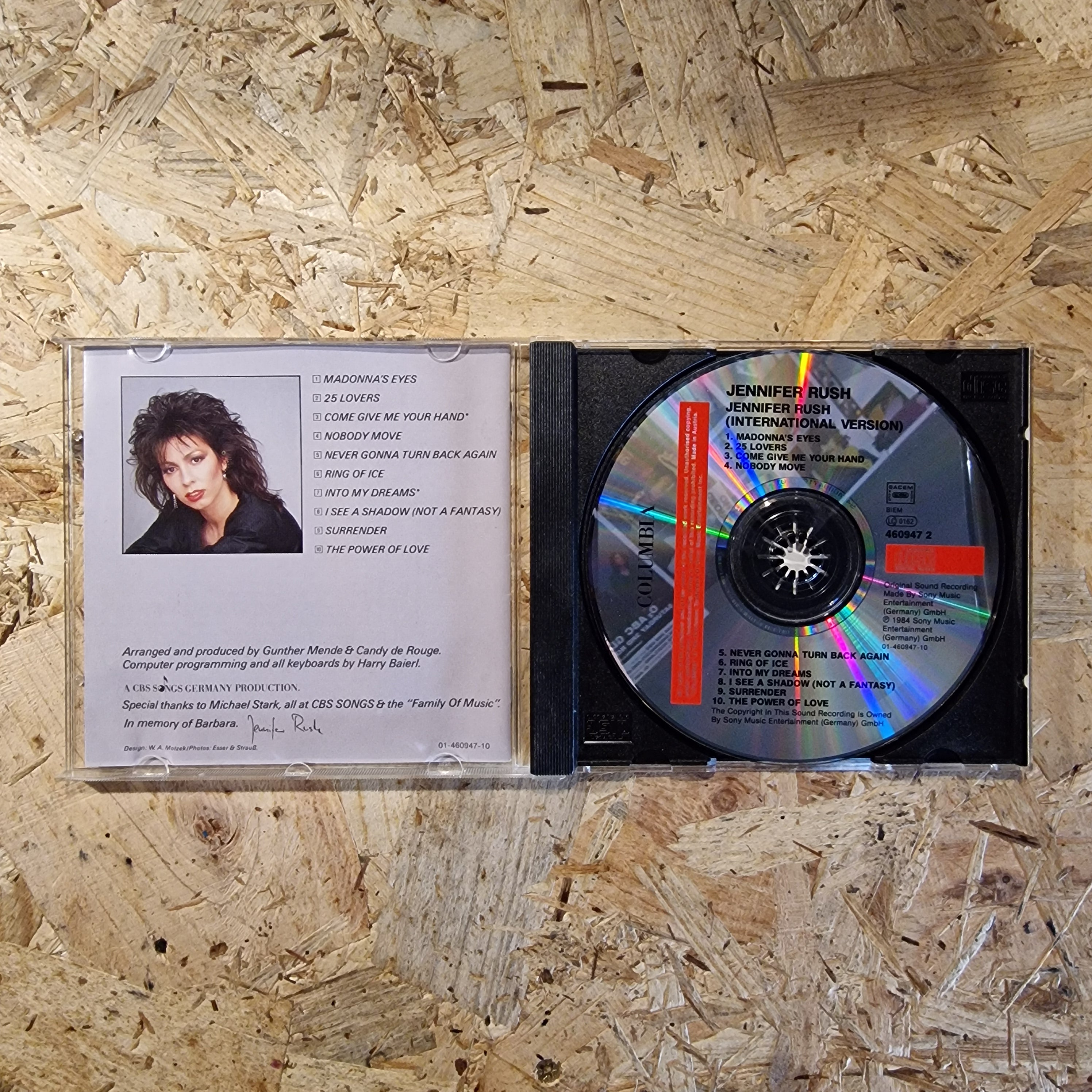 Jennifer Rush – Jennifer Rush (International Version) – Sounds +