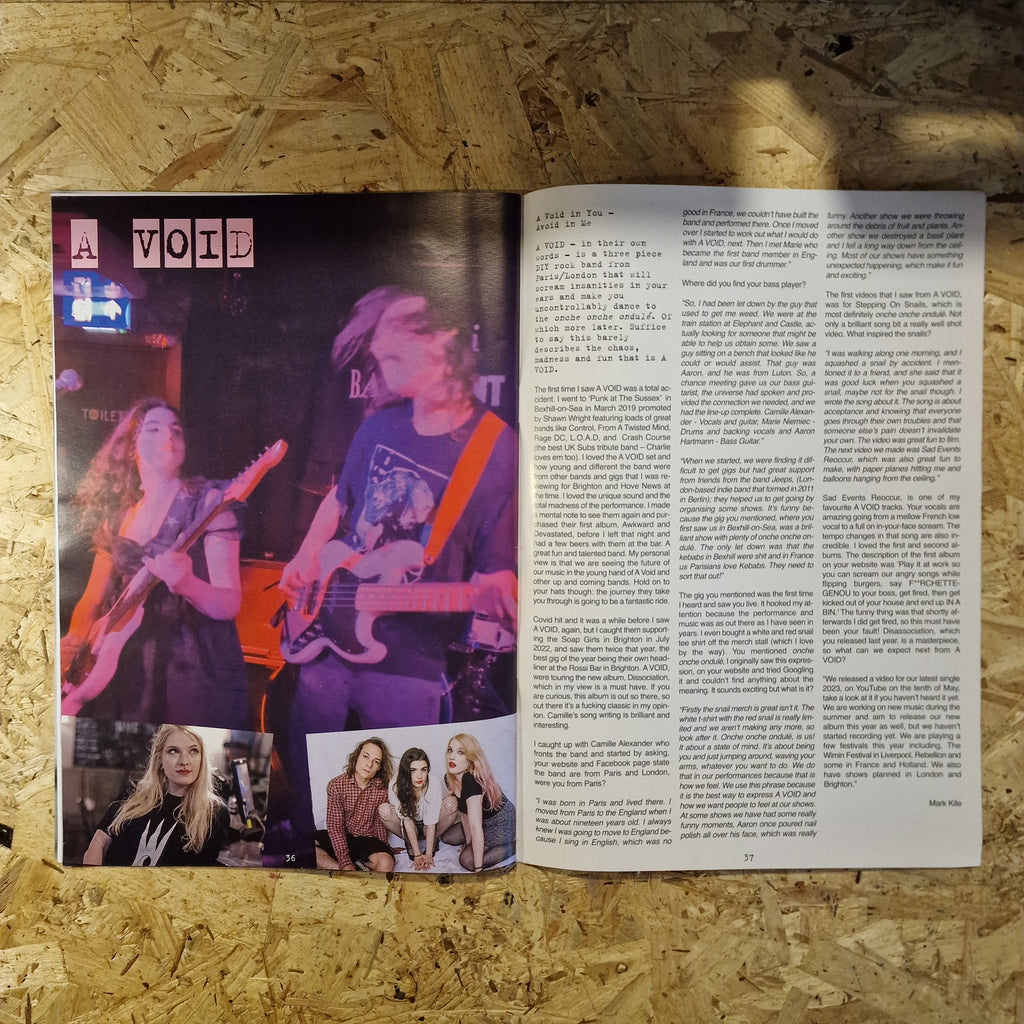Safety Pin - Punk Rock Ancient and Modern Issue 18 2023 (Signed by Vic Goddard)