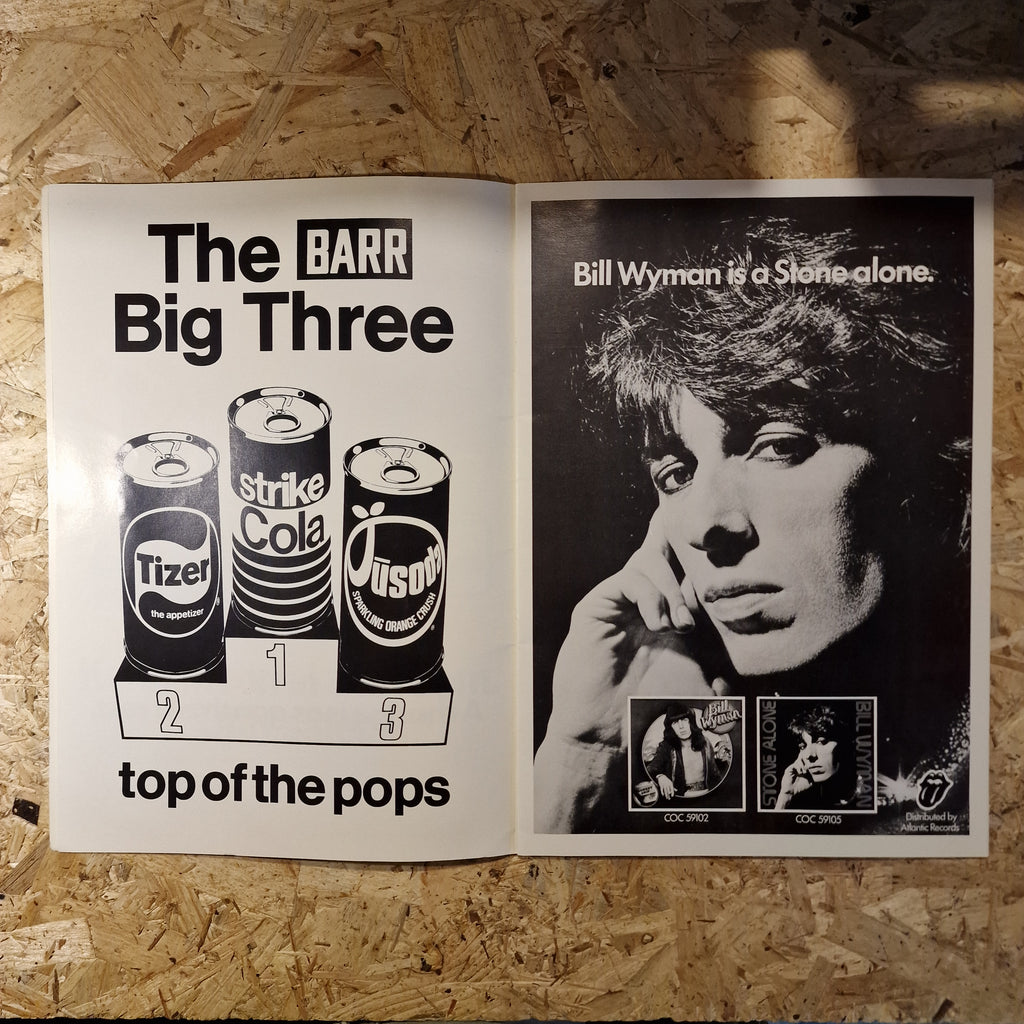 The Rolling Stones - Black and Blue Tour of Europe '76 Original Programme
