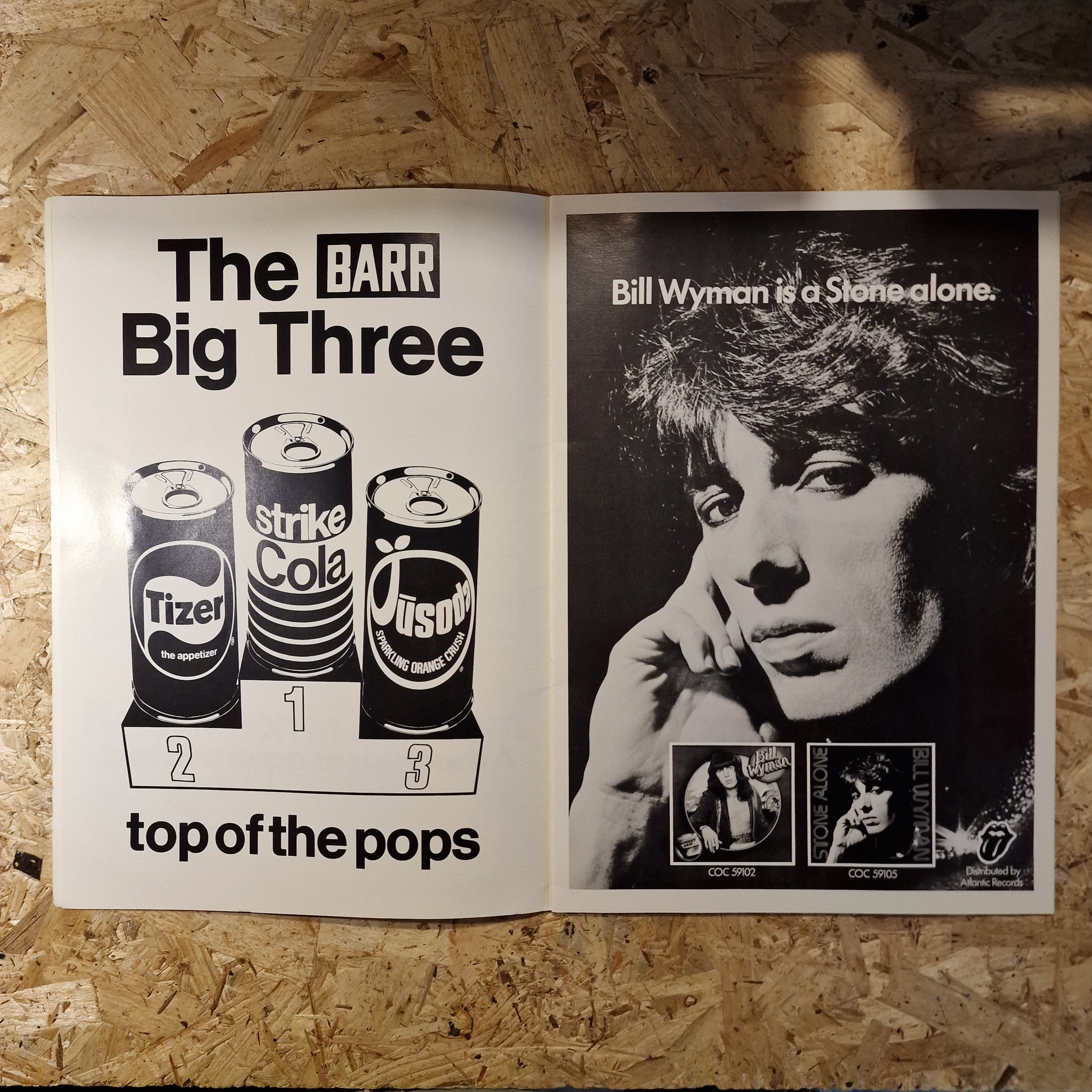 The Rolling Stones - Black and Blue Tour of Europe '76 Original Programme