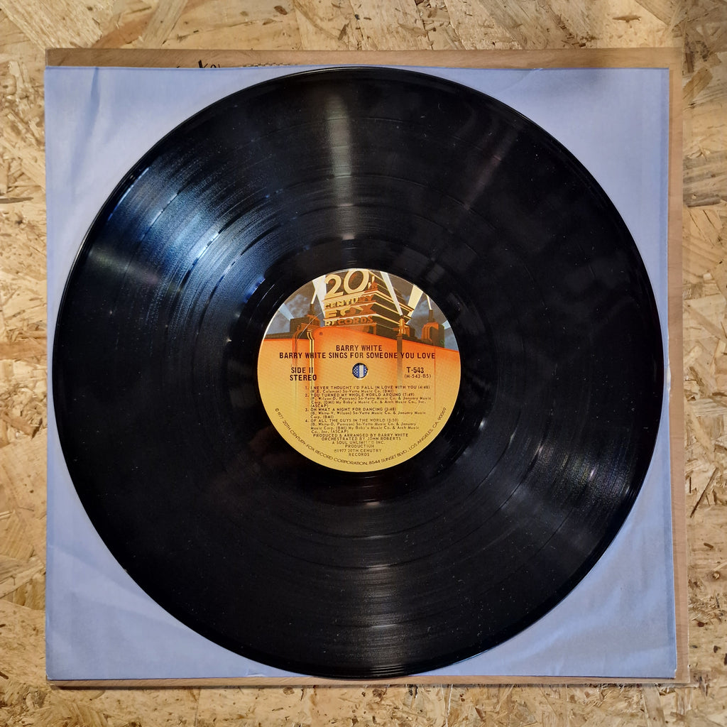 Barry White ‎– Barry White Sings For Someone You Love 1977 US Press