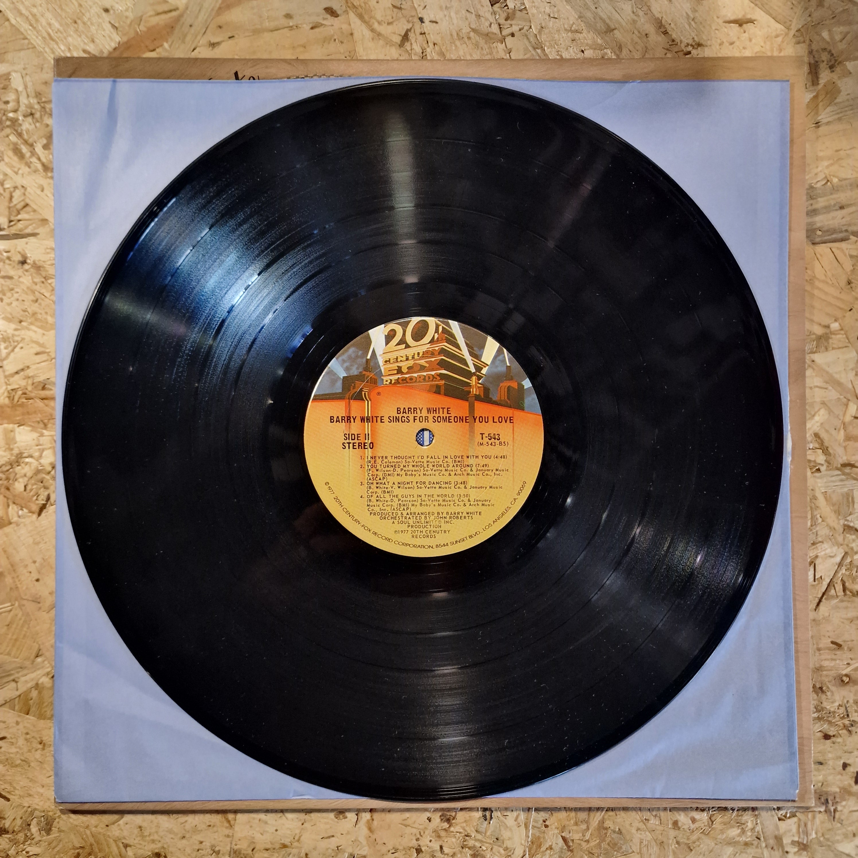 Barry White ‎– Barry White Sings For Someone You Love 1977 US Press