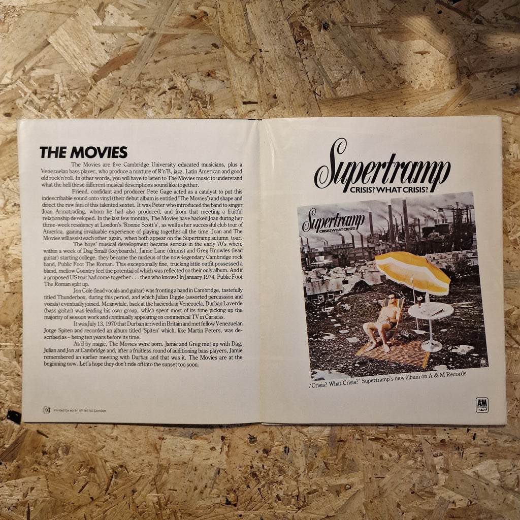 An Evening With Supertramp, Joan Armatrading & The Movies - 1975 Tour Programme