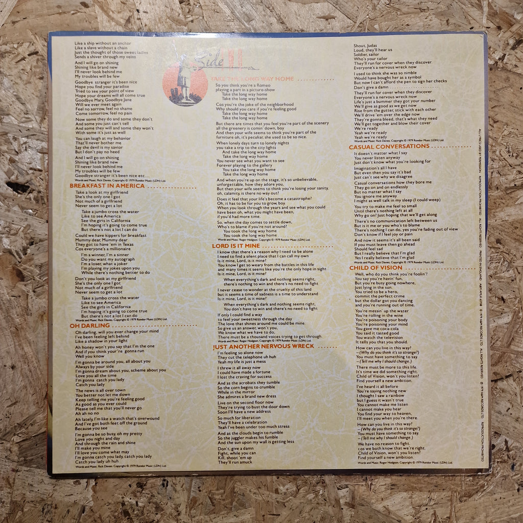 Supertramp – Breakfast In America