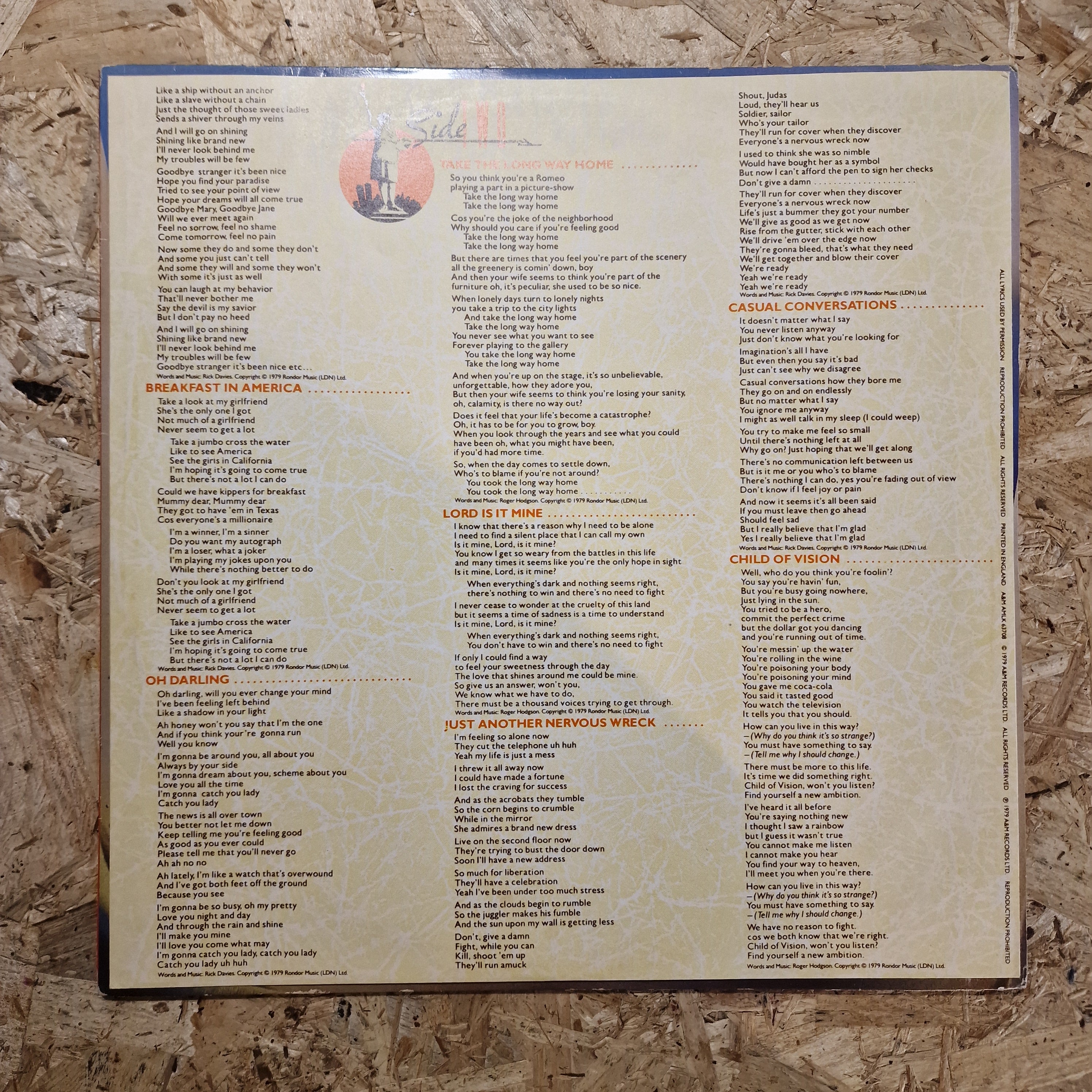 Supertramp – Breakfast In America