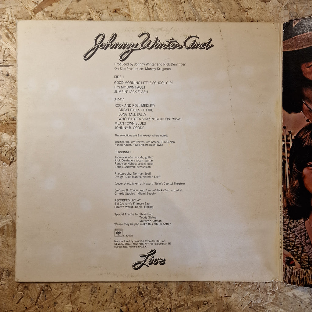 Johnny Winter And – Live Johnny Winter And