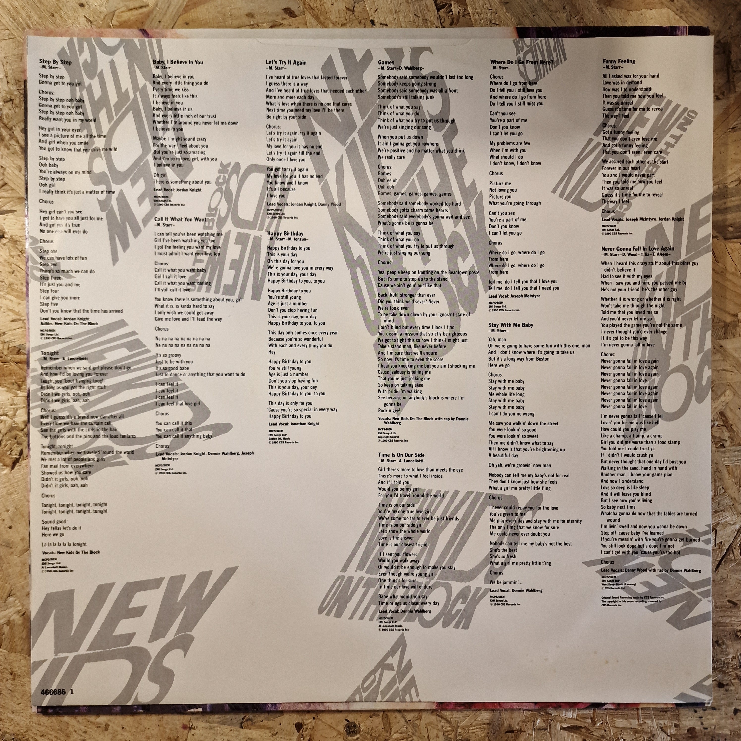 New Kids On The Block ‎– Step By Step