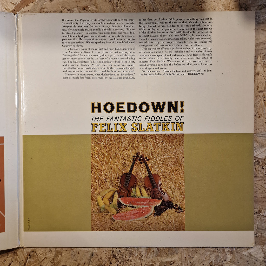 Felix Slatkin ‎– Hoedown! The Fantastic Fiddles Of Felix Slatkin