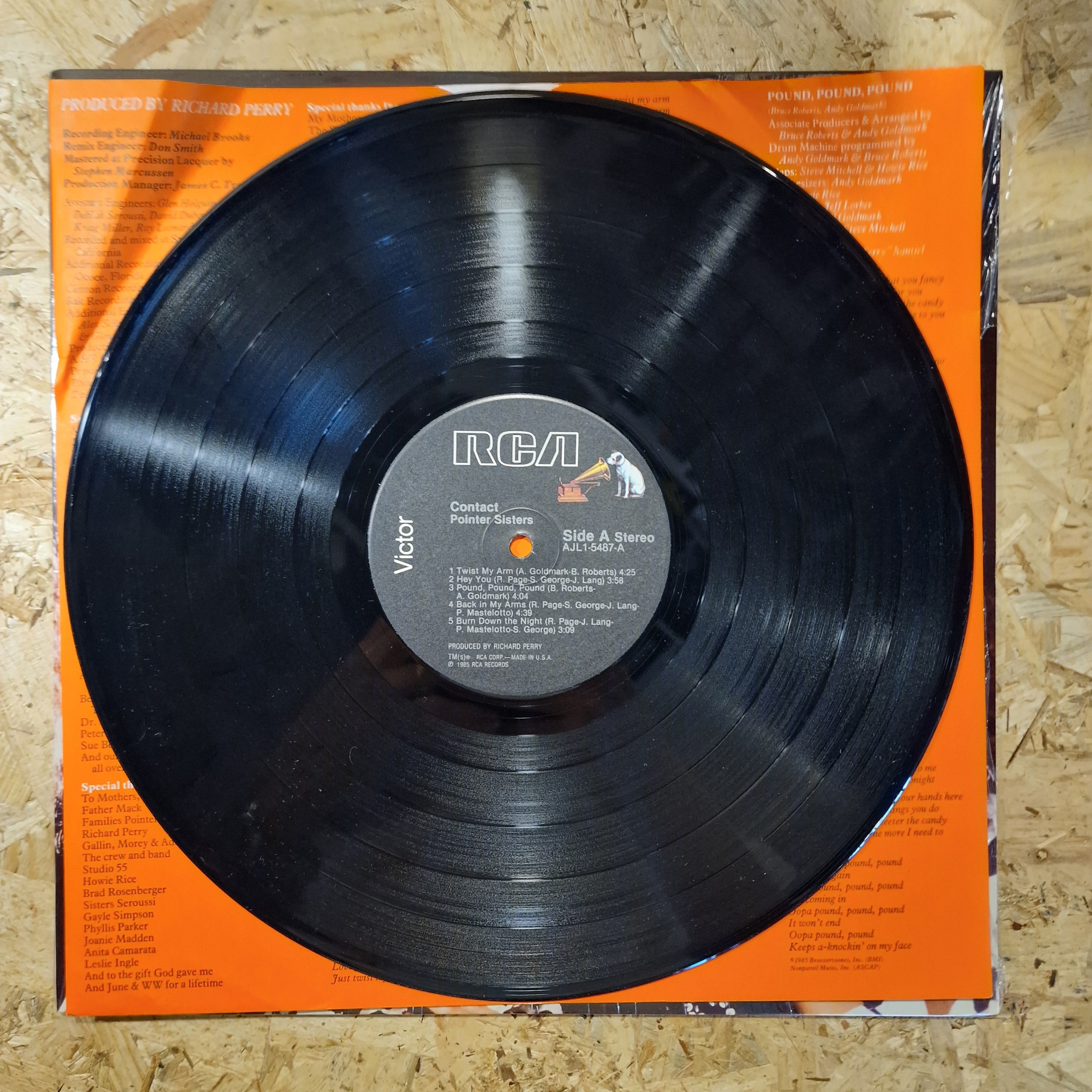 Pointer Sisters ‎– Contact 1985 US Press