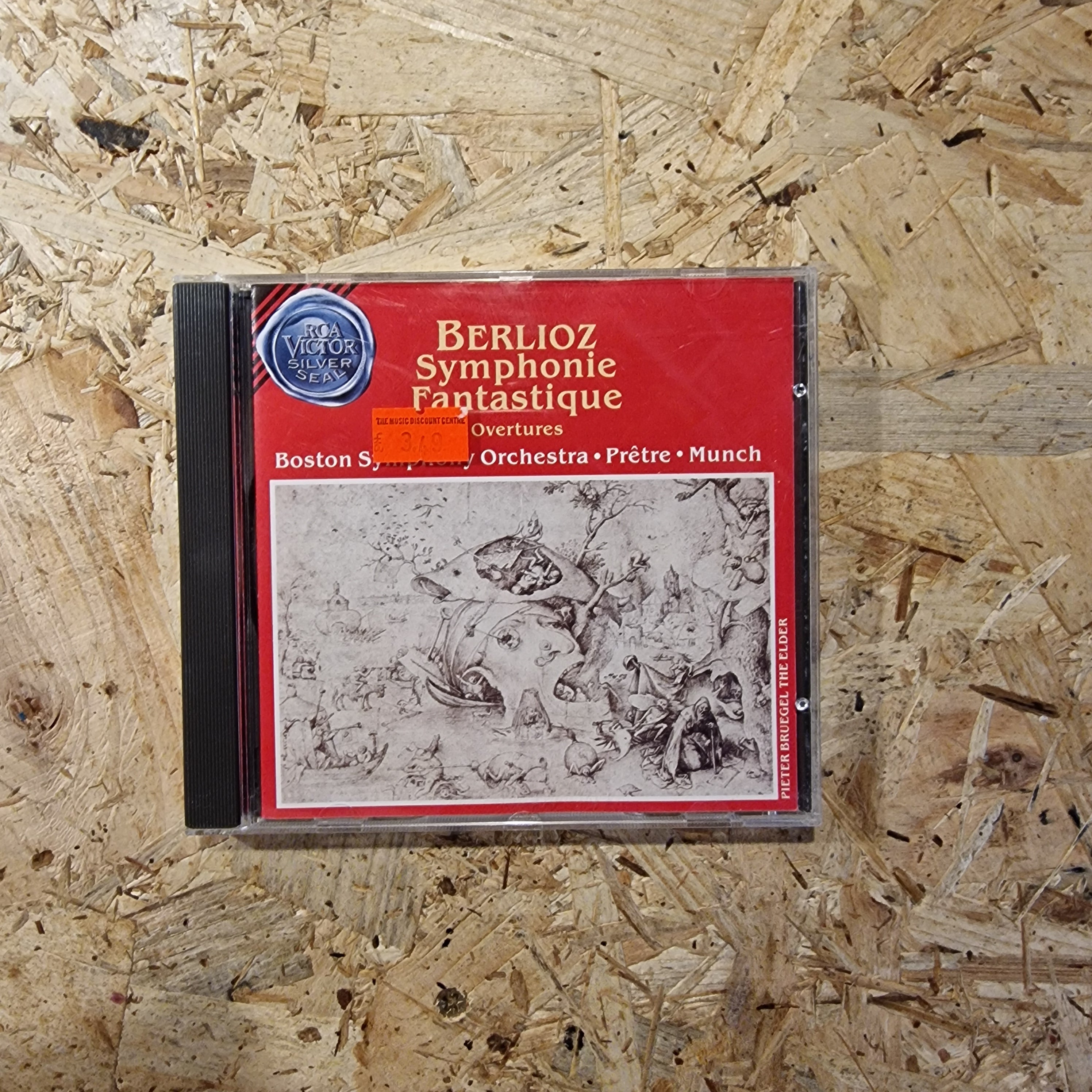Berlioz, Boston Symphony Orchestra, Georges Prêtre, Charles Munch – Symphonie Fantastique / Ouverture Le Carnaval Romain, Op. 9 / Ouverture Le Corsaire, Op. 21