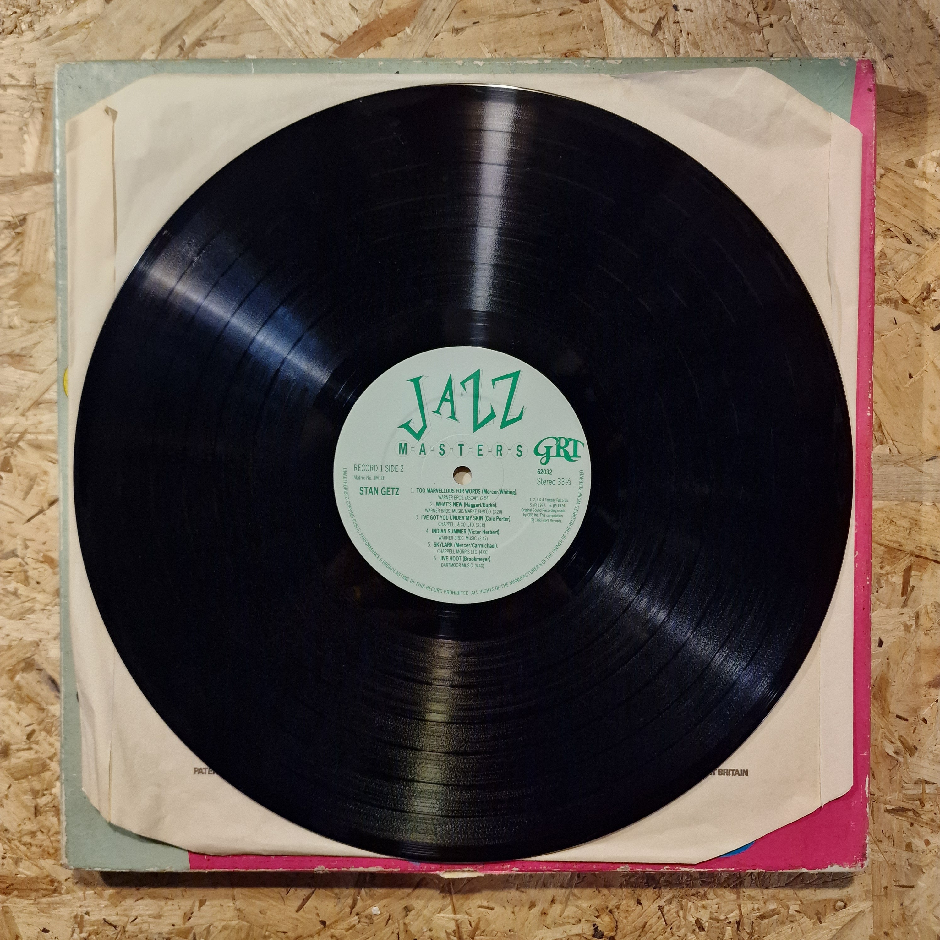Jazz Masters - Jazz Compilation 1985 UK Press