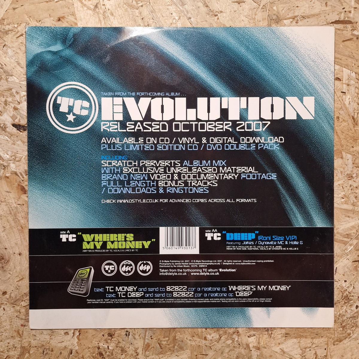 T.C. – Where's My Money / Deep (Roni Size VIP)