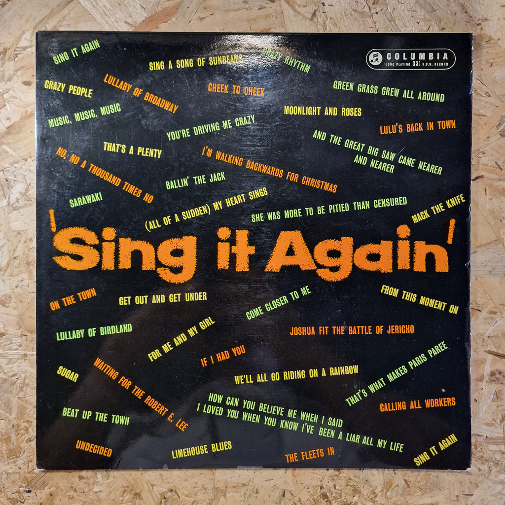 Franklyn Boyd, Jean Campbell, Benny Lee, Julie Dawn, The Coronets, The Steve Race Four, Harold Smart – Sing It Again!