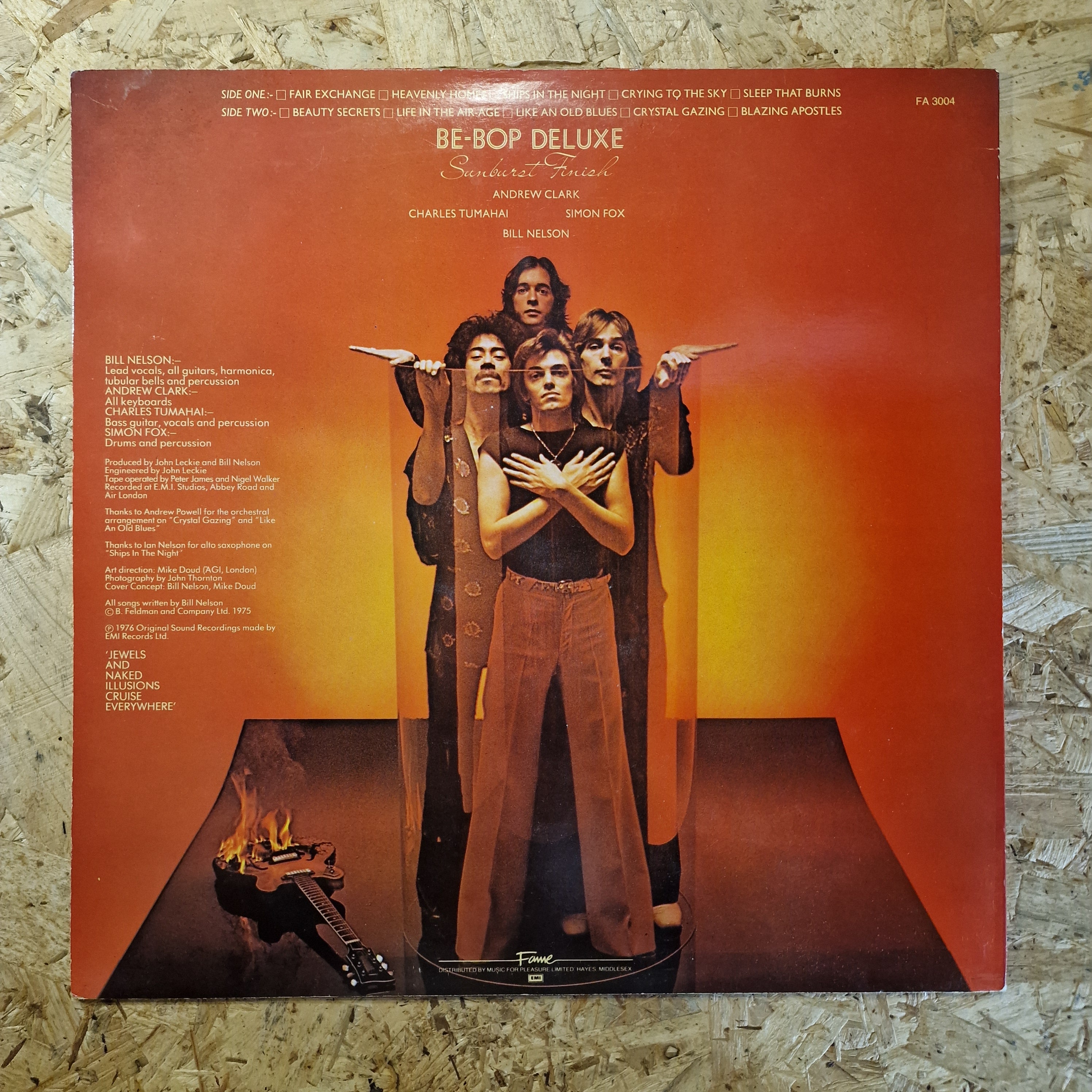 Be-Bop Deluxe – Sunburst Finish