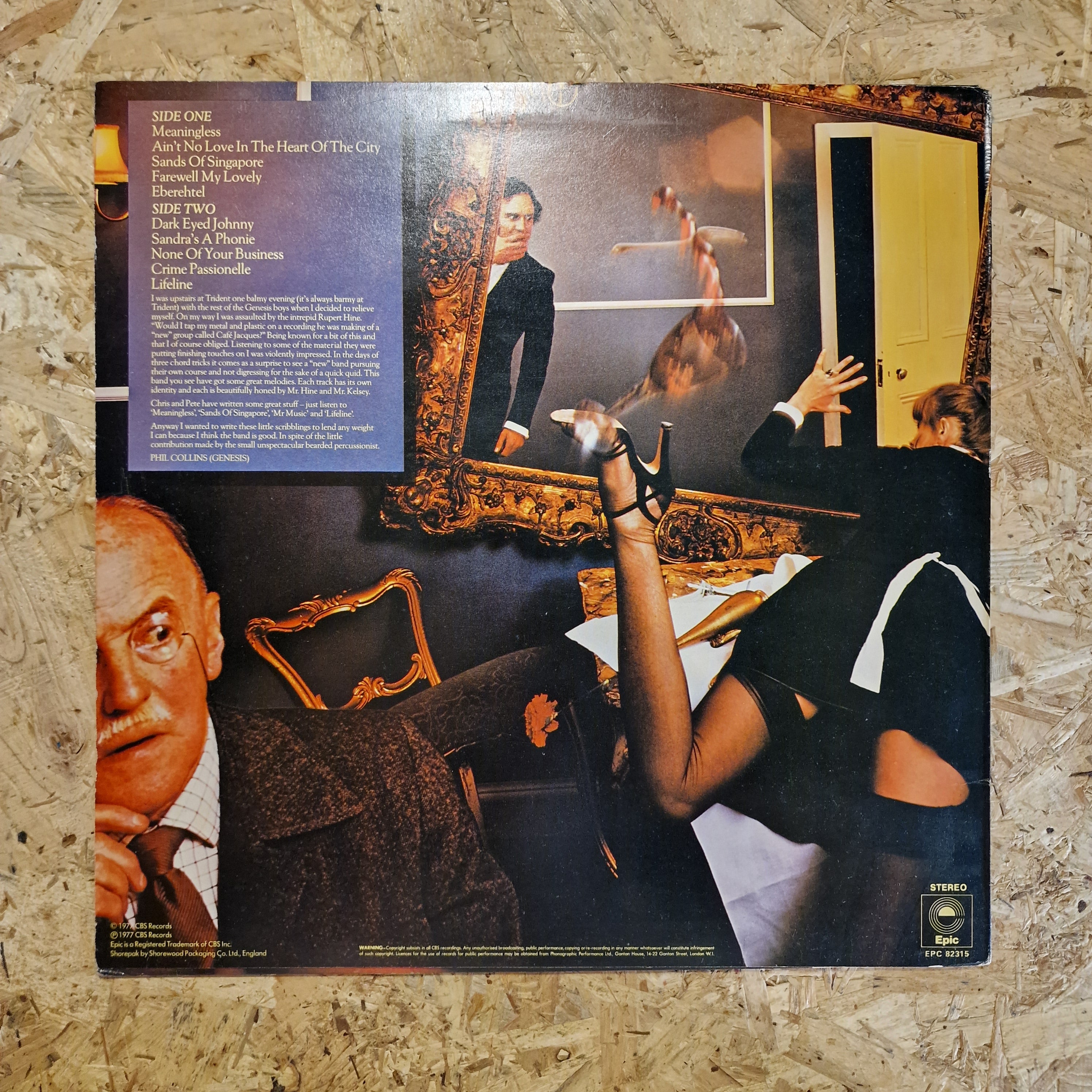 Café Jacques – Round The Back
