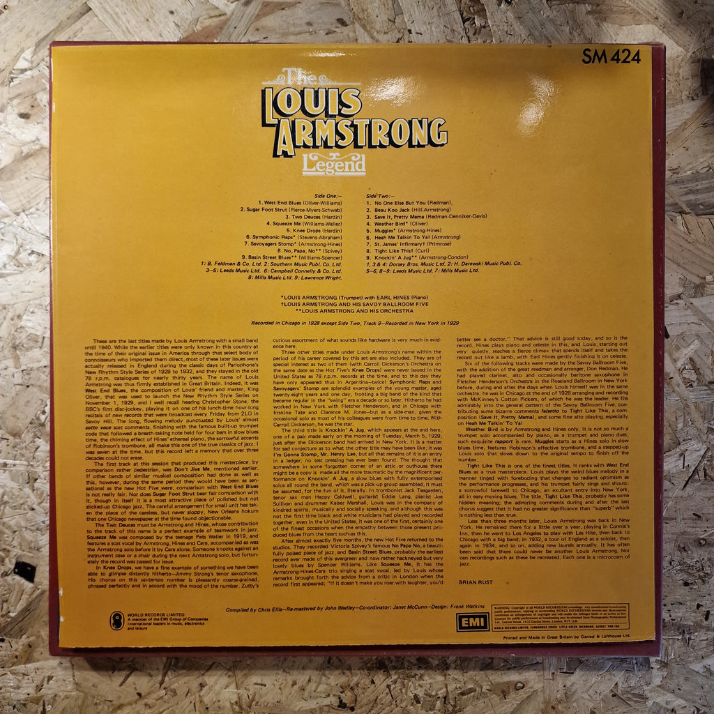 Louis Armstrong – The Louis Armstrong Legend